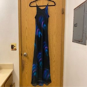 Silk maxi dress